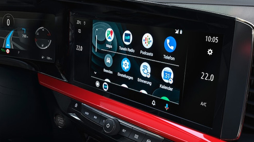Informačno-zábavný systém ponúka úplnú kompatibilitu systémov Apple CarPlay a Android Auto